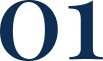 Number 01 in dark blue font