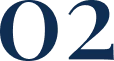 Number 02 in blue on black.